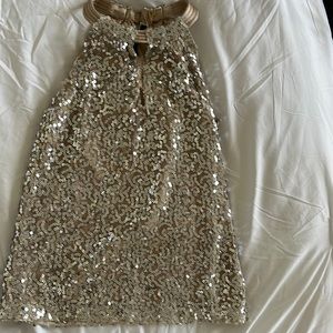 XS Tahari sequined top